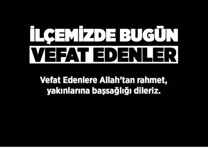 VEFAT HABERLERİ