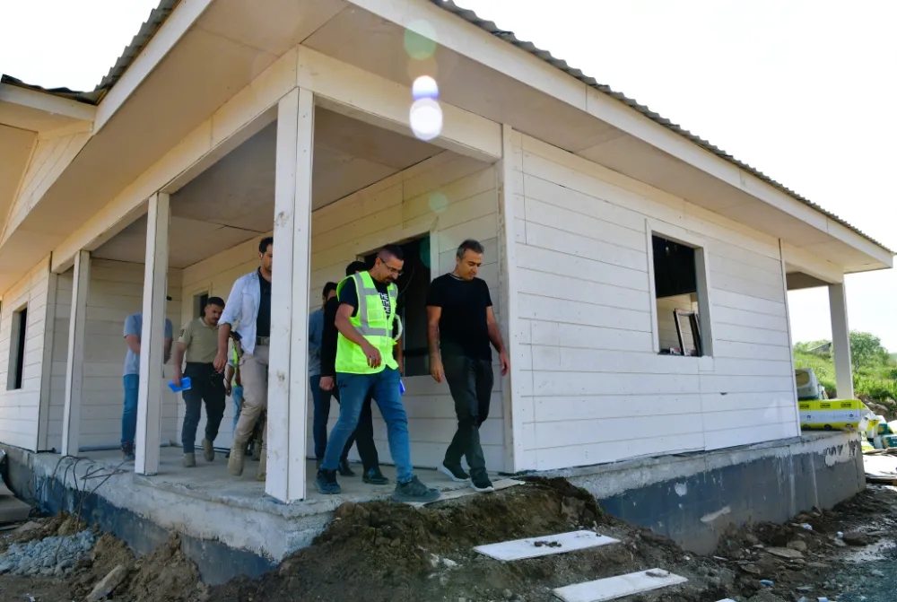 Gölede Deprem Konut İnşaatı Hızla Devam Ediyor