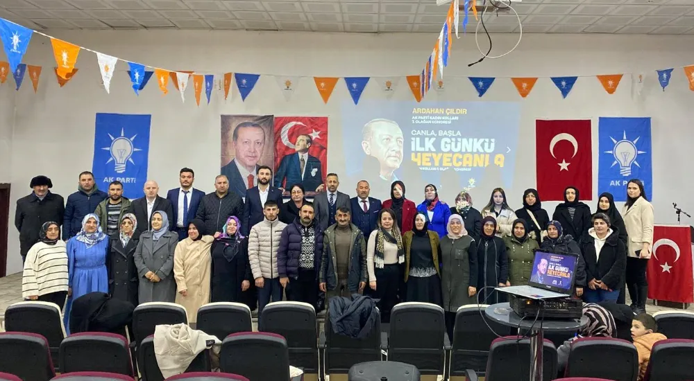 AK Parti Çıldır Kadın Kolları Kongresini Yaptı