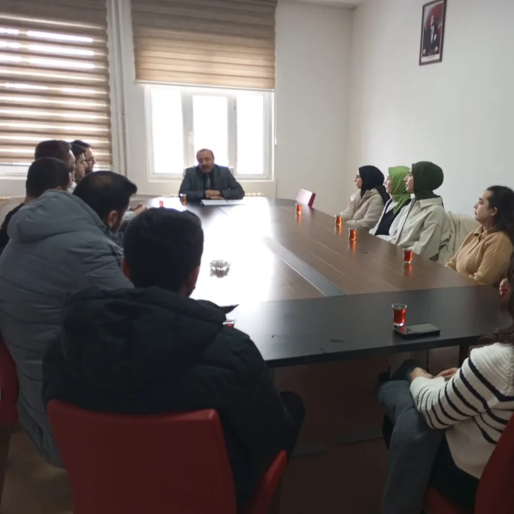 Müdür Yıldız Yeni Atanan Öğretmenlerle Biraraya Geldi