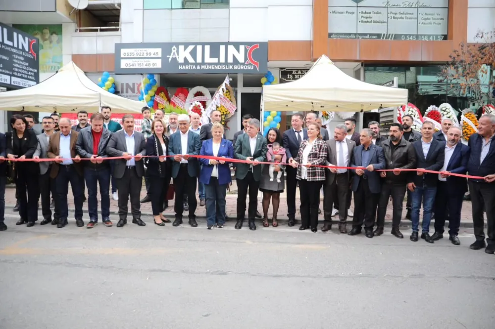 Harita Mühendisi Aziz Kılınç İşyeri Açtı