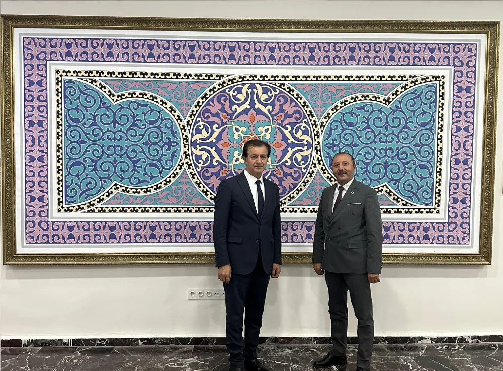 Çıldır İlçe Millî Eğitim Müdürü Gürbüz Yıldız’dan Rektörümüze Ziyaret