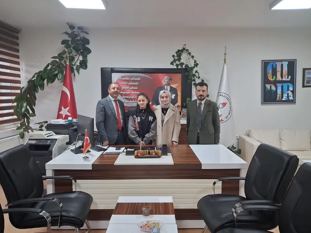Müdür Yıldız, İlçe Birincilerini Misafir Etti