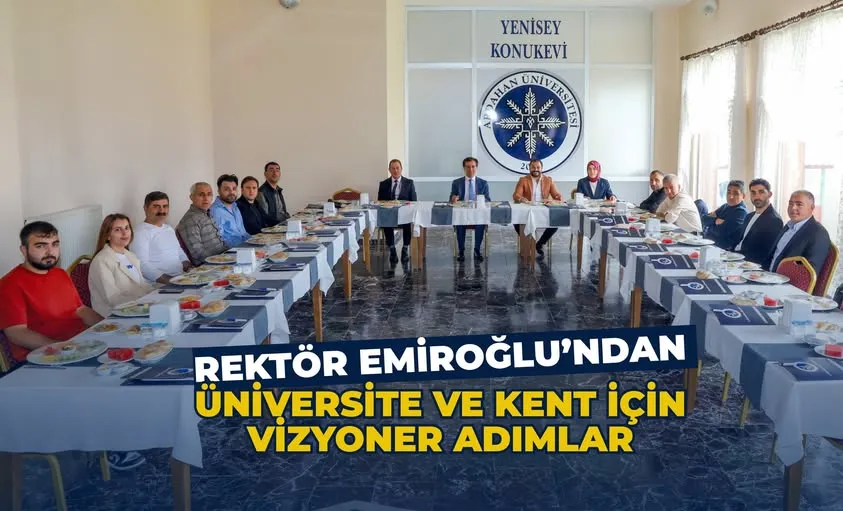 Rektör Emiroğlu Ardahana Katkı Sunacak Hedeflerini Açıkladı
