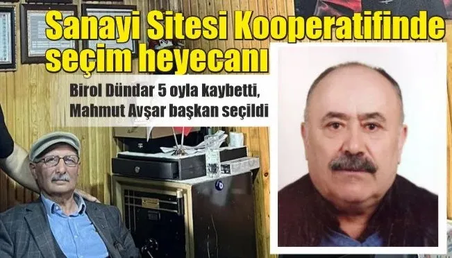  Sanayi Sitesinin Yeni Başkanı Avşar Oldu