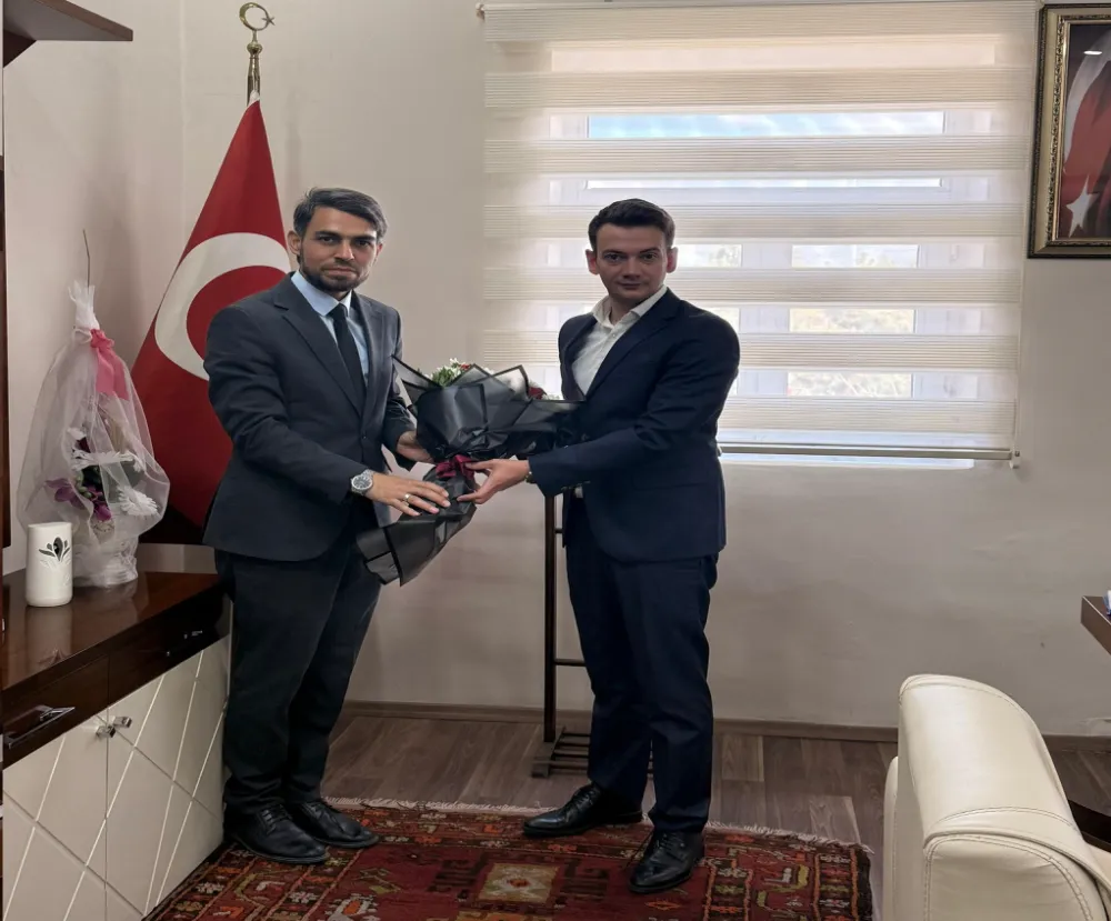 İlçe Müftüsü Aksoy, Kaymakam Aytürk’ü ziyaret etti